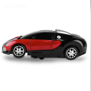 Electronic Music Car Toys Cool Light Transformer Robot Car Toys Univeral Wheel Glowing Kids Children