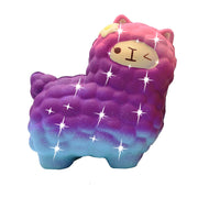 Jumbo oveja alpaca squishy lindo galaxy lento aumento animal squishy squish venta al por mayor exquisito regalo para niños