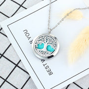 UBELIEVE 30MM Perfume Diffuser Necklace Pendant  Aromatherapy Locket Jewelry Essential Oil Locket Necklace For Women