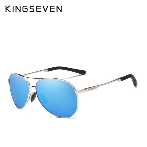 Marca KINGSEVEN, Gafas de sol polarizadas UV400 a la moda para hombres, Gafas de sol con protección para conducir para hombres, Gafas N7013