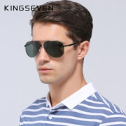 KINGSEVEN Aluminum Magnesium Polarized Sunglasses Men Driver Mirror Sun glasses Male Fishing Female Eyewear For Men