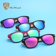 HU WOOD Brand Design Sunglasses For Children Anti-glare PC Tablet Sunglasses For baby Girls Boys Eyewear Oculos Infantil GR1004