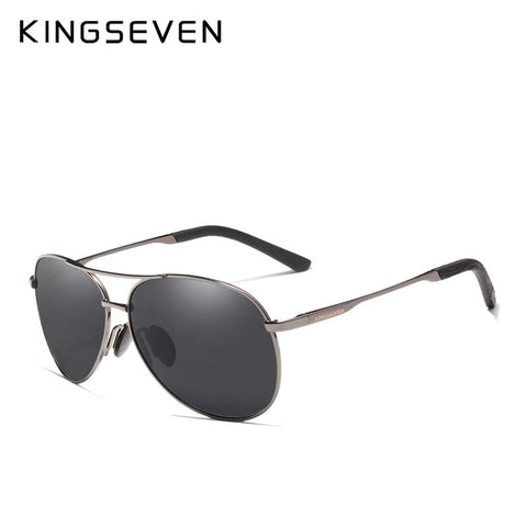 Marca KINGSEVEN, Gafas de sol polarizadas UV400 a la moda para hombres, Gafas de sol con protección para conducir para hombres, Gafas N7013