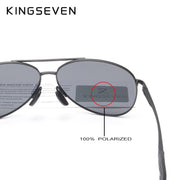 Marca KINGSEVEN, Gafas de sol polarizadas UV400 a la moda para hombres, Gafas de sol con protección para conducir para hombres, Gafas N7013