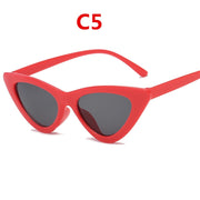 Fashion sunglasses woman brand Designer triangular cat uv400