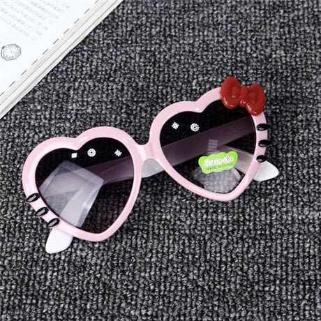 Fashion Kids Sunglasses Children Cute Baby High Quality Boys Gilrs Cat Eye Eyeglasses UV400