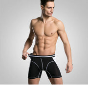 4pcs/Lot Long Boxers Men Underwear Underpants Shorts Slip