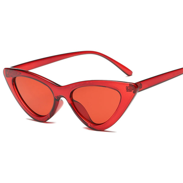 Fashion sunglasses woman brand Designer triangular cat uv400