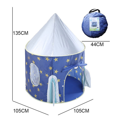 135CM Kids Play Tent Ball Pool Tent Boy Girl Princess Castle Portable Indoor Outdoor Baby Play Tents House Hut For Kids Toys