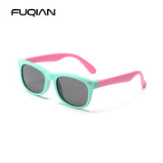 Fashoin Kids Polarized Sunglasses Boys Girls Vintage Silicone Children Sun Glasses Stylish Safty TR90 Eyeglasses Baby UV400