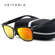 Gafas de sol VEITHDIA de diseñador de marca, gafas de sol de aluminio y magnesio para hombre y mujer, gafas de moda para exteriores, accesorios para hombre/mujer