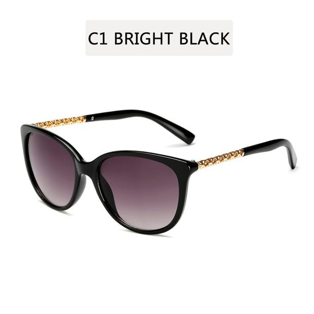 New Brand Design Ladies Cat Eye Sunglasses Frame Luxury UV400