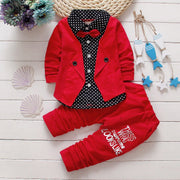 Fashion 2PC Children's Sets Boys Long Sleeves Outfits Clothing Kids Casual Cotton Tracksuits Clothes Hoodie + Trousers