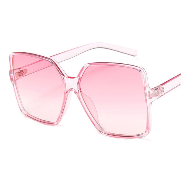 DCM New Fashion Oversized Retro Sunglasses Women Gradient Color Lens Brand Designer Ladies Sun Glasses UV400