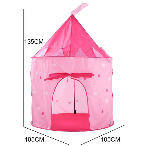 135CM Kids Play Tent Ball Pool Tent Boy Girl Princess Castle Portable Indoor Outdoor Baby Play Tents House Hut For Kids Toys