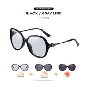 Photochromic Sunglasses Women Polarized Chameleon Glasses Driving Tinted Anti-glare