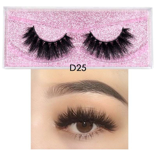 5D Mink Eyelashes Long Lasting Mink Lashes Natural Dramatic Volume Eyelashes Extension Thick Long