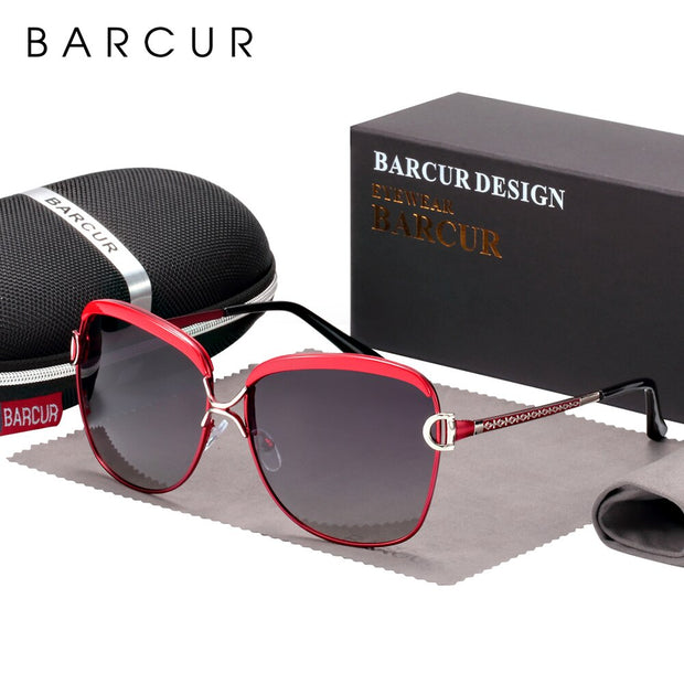 BARCUR Women Reading Glasses Sunglasses Gradient Lens Fashion Oculos Lunette De Soleil Femme