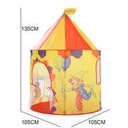 135CM Kids Play Tent Ball Pool Tent Boy Girl Princess Castle Portable Indoor Outdoor Baby Play Tents House Hut For Kids Toys