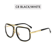 New Fashion Big Frame Sunglasses Men Metal Women High Quality