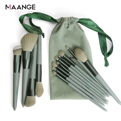 Pro 4/13Pcs Makeup Brushes Set Face Eye Shadow Foundation Beauty Tool with Bag