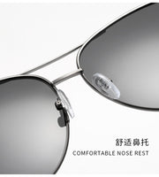 Photochromic Pilot Polarized Sunglasses Men Women Driving Chameleon Discoloration Sun glasses Shades Oculos De Sol