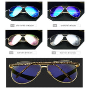 High Quality Pilot Sunglasses Women Polarized UV400 Sunglass Mirror Vintage Sun Glasses 2020 Sunglasses Woman okulary With Box