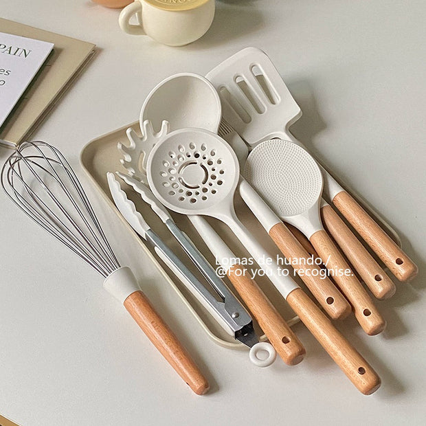 Style Silicone Spatula Kitchenware Suit Food Grade High Temperature Resistant Cooking Tools