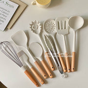 Style Silicone Spatula Kitchenware Suit Food Grade High Temperature Resistant Cooking Tools