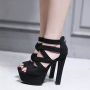 Nigh Fashion Girl New Summer Style High Heel Dress Women Shoes