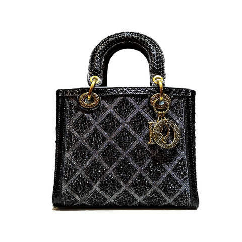 Quilted Designer Brand Full Diamond Luxurious Fashion Handbag