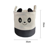 Foldable Storage Basket Cartoon Dinosa Kids Toys Canvas Storage Basket Dirty Clothes Laundry Container Barrel Home Organizer