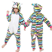 Pijamas de unicornio para niños, pijama de Cosplay de animales de dibujos animados para niño y niña, ropa de dormir con capucha de unicornio y Panda de Anime para niños