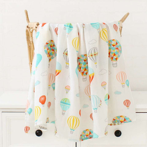 120x120cm 70% Bamboo+30% Cotton Baby Blankets Newborn Stroller Bedding Quilts Toddler Kids Blanket.