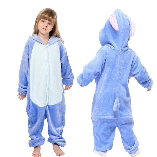 Children Unicorn Pajamas Boy and Girl Cartoon Animal Pajama Sleepwear Hoodie