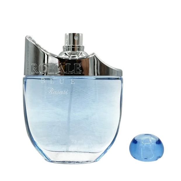 ROYALE BLUE RASANI Scented Pheromone Eau de Toilette Fragrance Original 2.5 Fl Oz