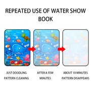 1pcs Magical Book Water Drawing Montessori Toys Reusable Coloring Book Magic Water Drawing Book Sensory Early Education Toys