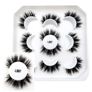 10 Pairs Mink Lashes Make Up Faux Mink Lashes Hand Made Eyelashes Reusable Eyelash Crisscross Q01