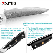 67 Layers Damascus Japanese Steel Kitchen Knives Multifunction with G10 Handle