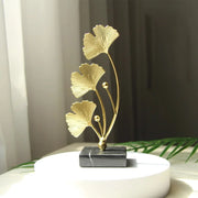 Luxury Home Decor Aesthetic Leaf Art Decoration Sculpture