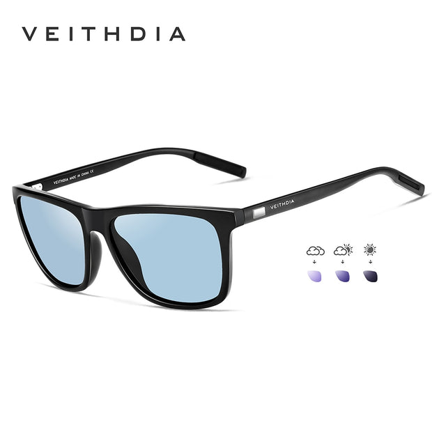 VEITHDIA Brand Sunglasses Unisex Retro Aluminum+TR90 Sunglasses Polarized Lens Vintage Eyewear Sun Glasses For Men/Women 6108