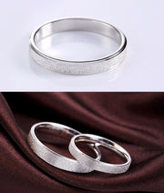 Real Certified Tibetan Silver Ring Frosted Top Quality Allergy Free Jewelry