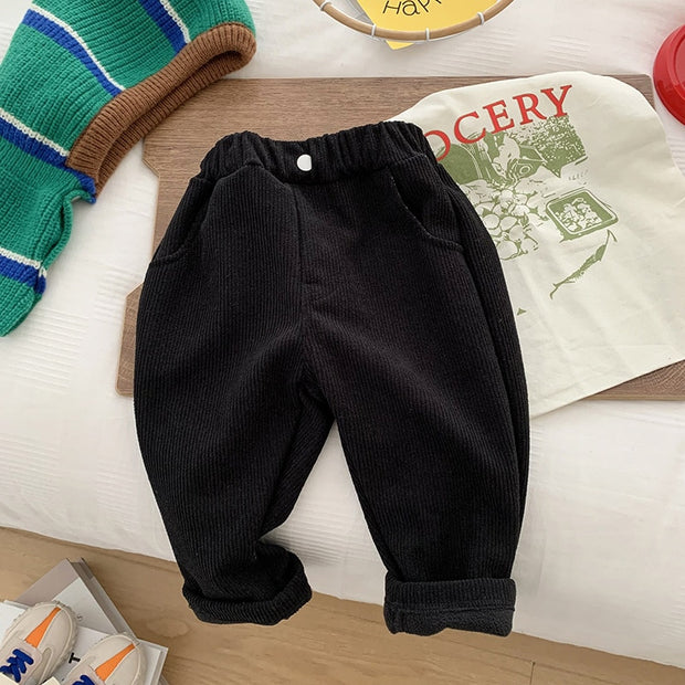 Pantalones para niños Pantalones sólidos para niños Pantalones de moda para niños Pantalones vaqueros breves para niños