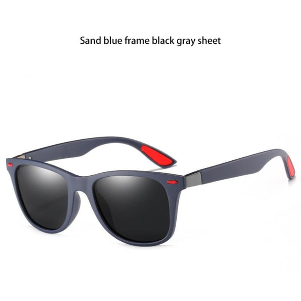 Gafas de sol polarizadas clásicas de moda para hombres y mujeres, gafas de sol cuadradas antideslumbrantes, gafas de sol para viajes, pesca y ciclismo UV400