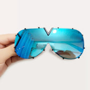 Men's Sunglasses Fashion Oversized Sunglasses Men Brand Designer Goggle Sun Glasses Female Style Oculos De Sol UV400 O2