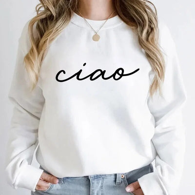 Print Sweatshirt Ladies Sweater Luxury Designer Top Streetwear