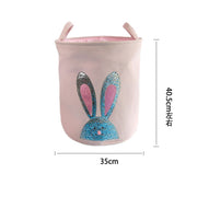 Foldable Storage Basket Cartoon Dinosa Kids Toys Canvas Storage Basket Dirty Clothes Laundry Container Barrel Home Organizer