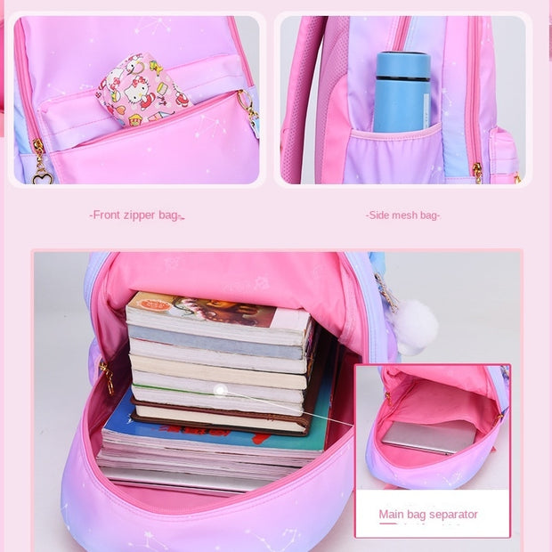 waterproof Children School Bag for Girls Primary princess school Backpacks kids