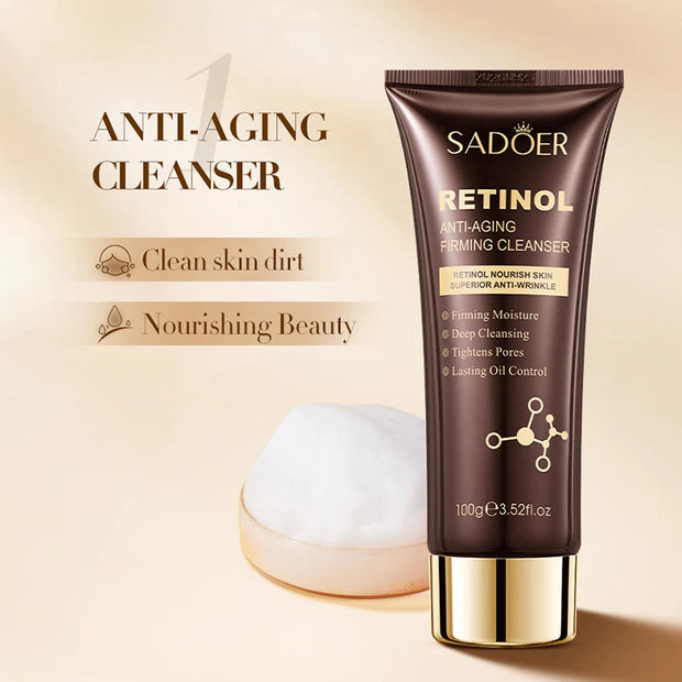 SADOER Retinol Anti-Aging Firming 5Pcs Set Superior anti-wrinkle younger firmer elastic brighter