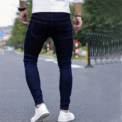 Stretch Skinny Jeans Fashion Casual Slim Fit Denim Brand Clothes